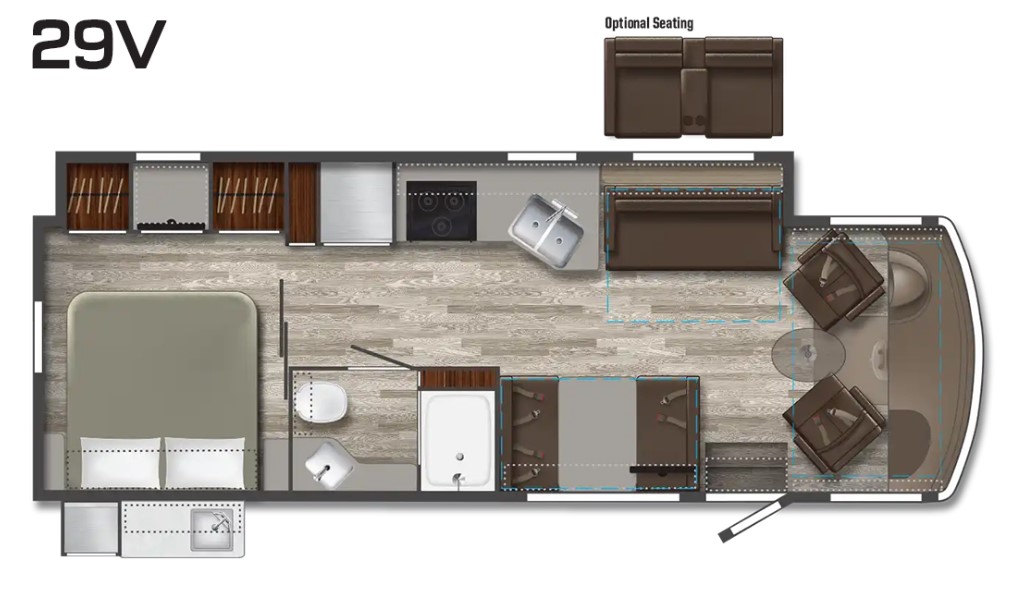 2023 WINNEBAGO VISTA 29V*22, , floor-plans-day image number 0